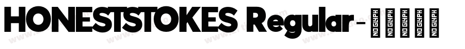 HONESTSTOKES Regular字体转换